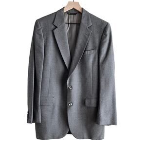 Lord & Taylor Vintage‎ 1950s Gray Flannel Suit Jacket 100% Pure Wool, Size 38R